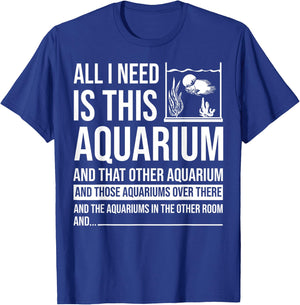 Funny Aquarium Gift Women Fish Tank Lover Fishkeeper T-Shirt - T-Shirt | Royal