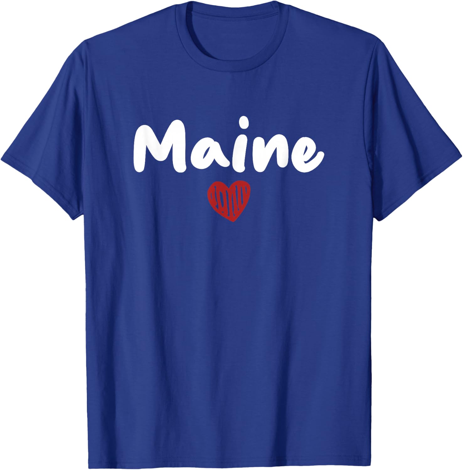 Maine - I Love Maine - Classic T-Shirt - T-Shirt | Royal