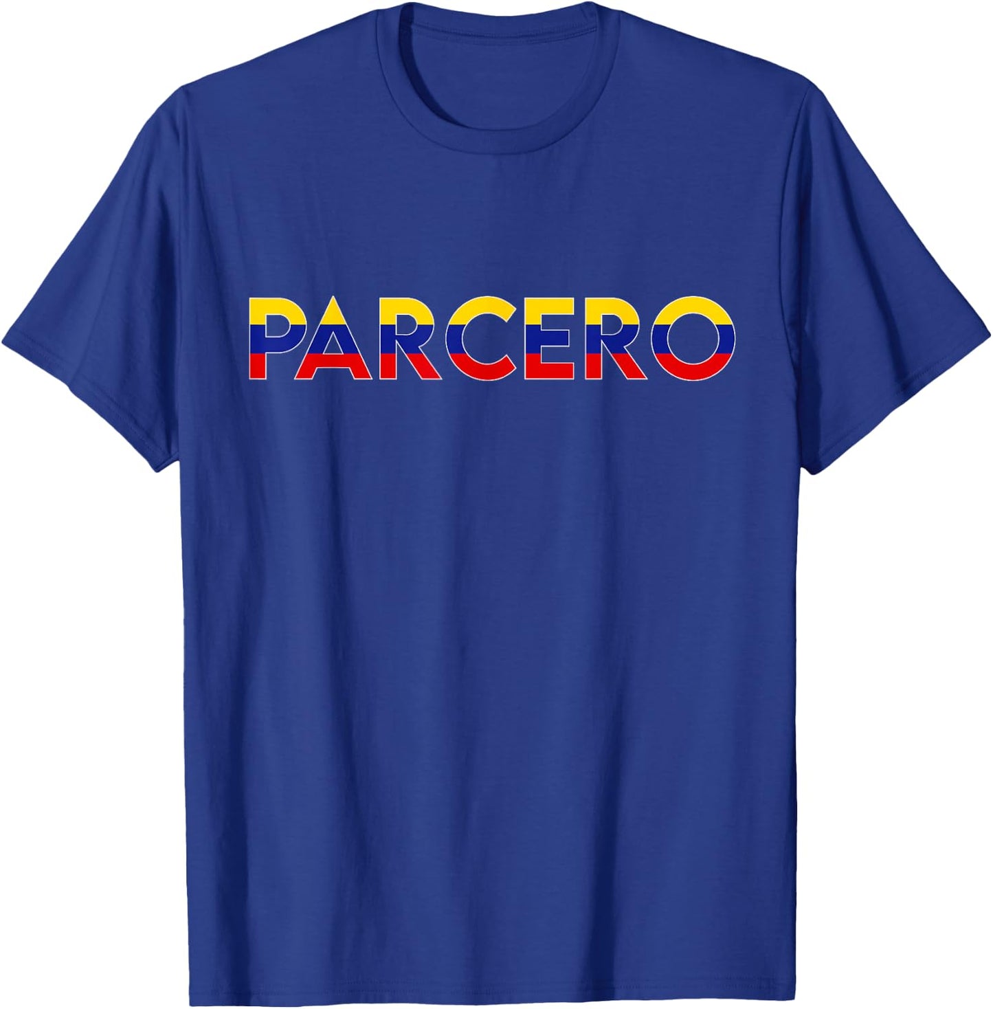 Parcero Colombian Flag Camiseta DNA Pride Colombiano Men Boy T-Shirt - T-Shirt | Royal