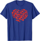 Script Love Heart of Hearts Valentine's Day T-Shirt - T-Shirt | Royal