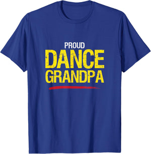 Dance Grandpa, Dance Grandfather, Cool T-Shirt - T-Shirt | Royal