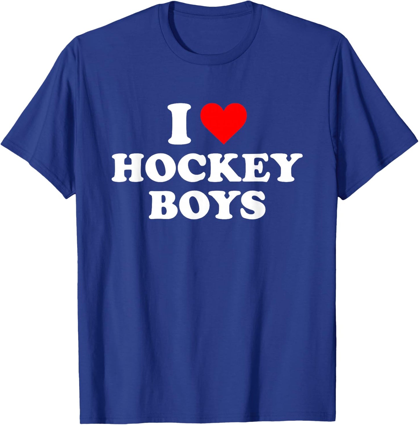 I Love Hockey Boys T-Shirt - T-Shirt | Royal