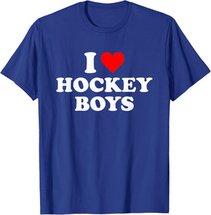 I Love Hockey Boys T-Shirt - T-Shirt | Royal