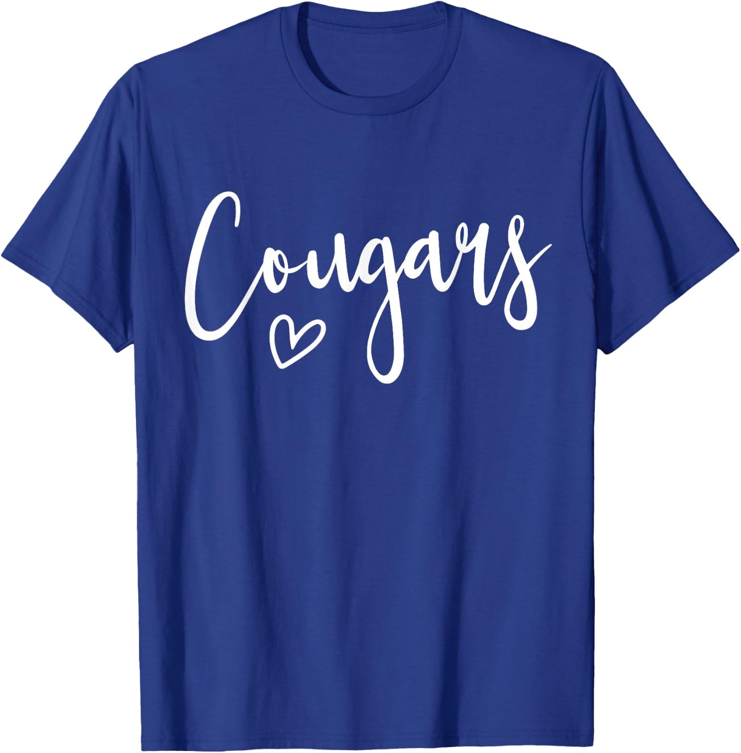 Cougars High School Cougars Sports Team Women's Cougars T-Shirt - T-Shirt | Royal