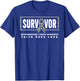NET Cancer Survivor Shirt - Neuroendocrine Cancer Awareness T-Shirt - T-Shirt | Royal