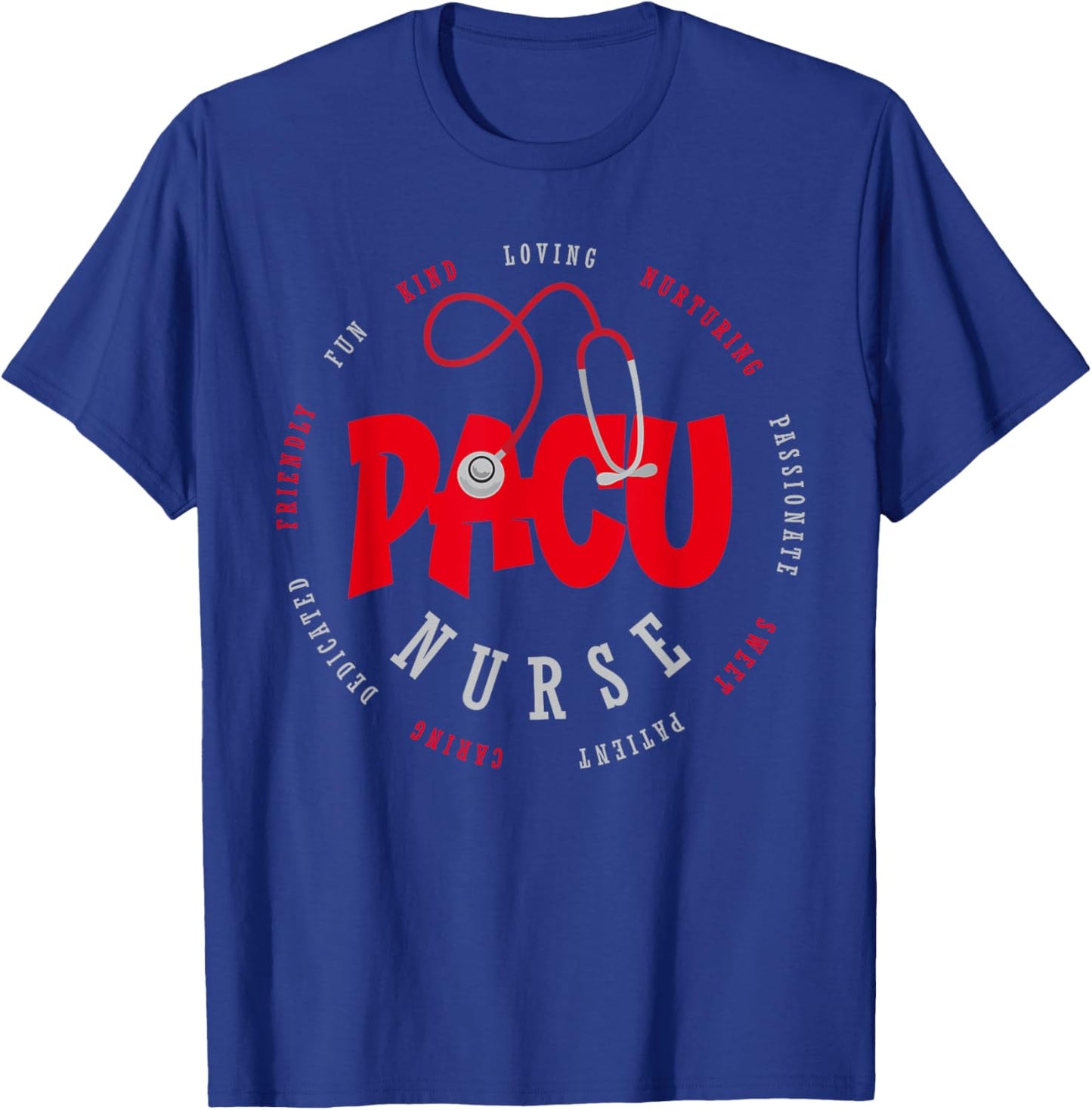 PACU Nurse Squad T-Shirt - T-Shirt | Royal