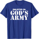 Enlisted In God's Army T-Shirt - T-Shirt | Royal