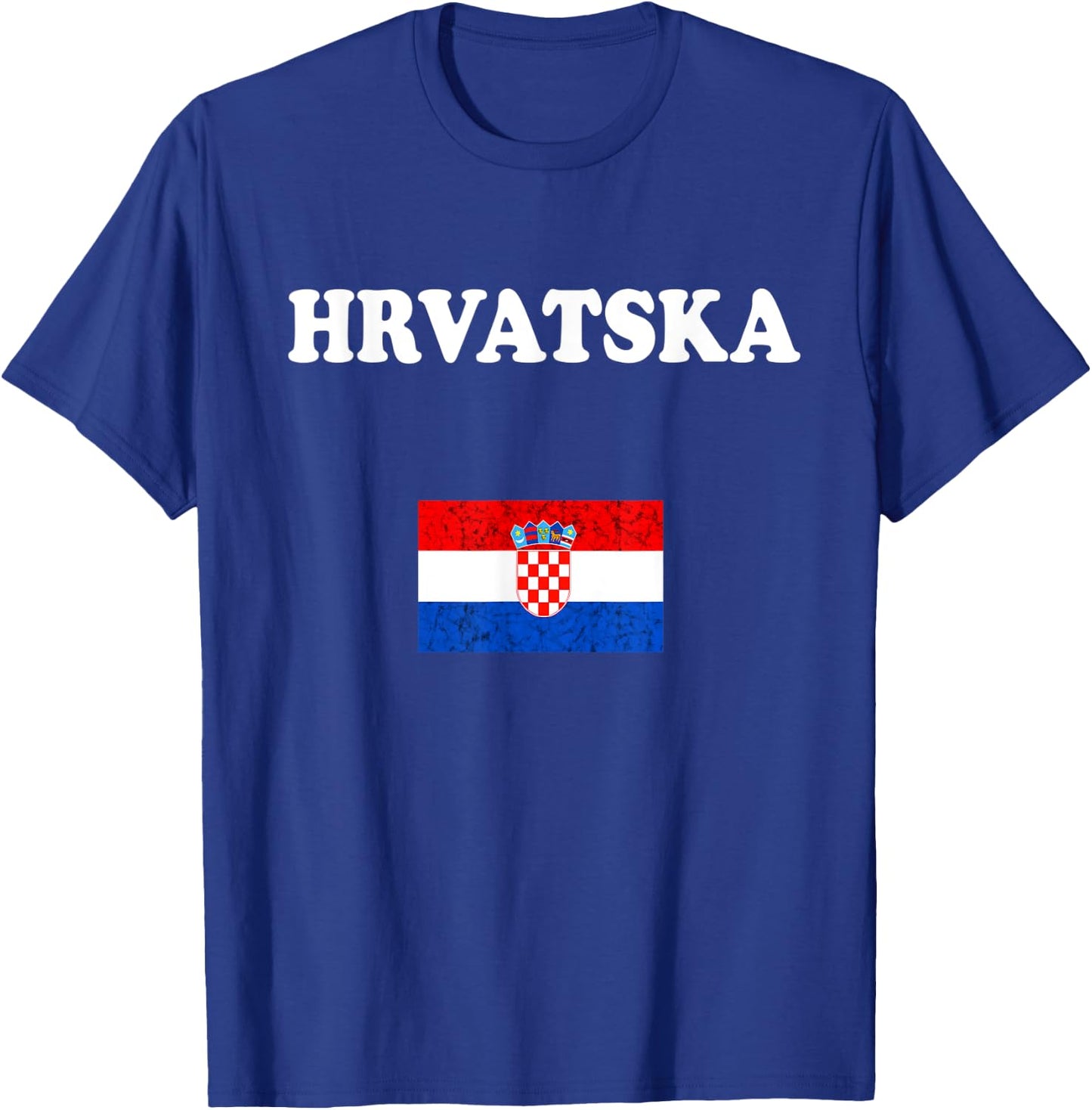 Hrvatska Croatian Pride Croatian Roots Croatian Flag Croatia T-Shirt - T-Shirt | Royal