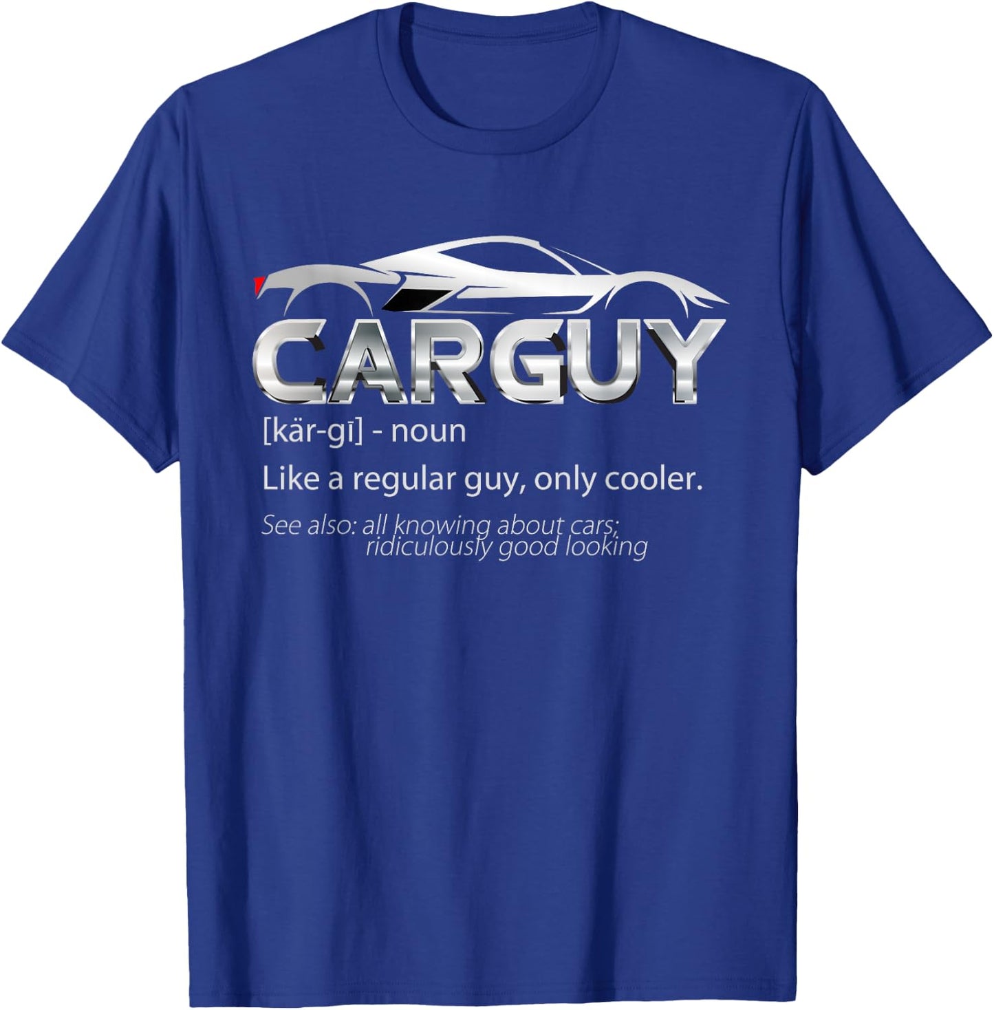 Grease Monkey Genius Artwork for A Car Garage Mechanic T-Shirt - T-Shirt | Royal