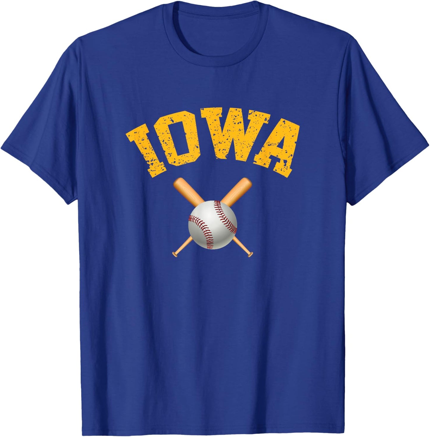 Iowa Baseball T-Shirt - T-Shirt | Royal
