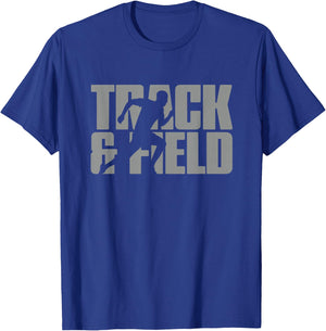 Track & Field Themed Design Graphic Track & Field T-Shirt - T-Shirt | Royal