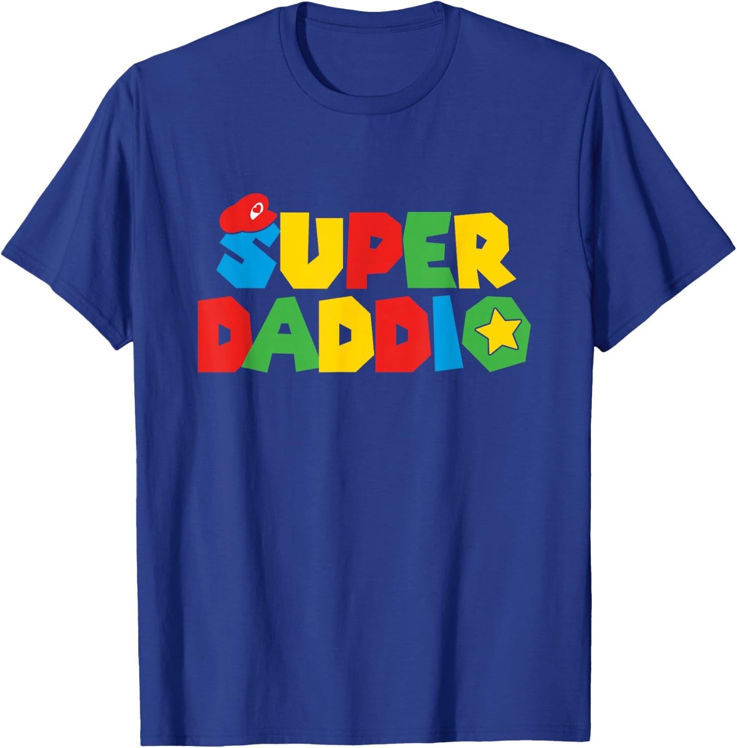 Super Gamer Dad Unleashed Celebrating Fatherly Powers T-Shirt - T-Shirt | Royal