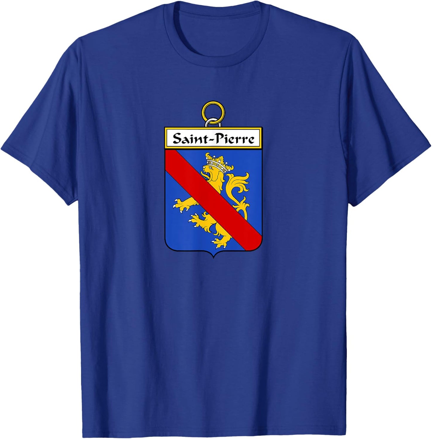 Saint-Pierre Coat of Arms - Family Crest T-Shirt - T-Shirt | Royal