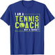 Funny Tennis Player I Am a Tennis Coach Not a Target T-Shirt - T-Shirt | Royal