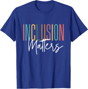 Autism Awareness Acceptance Inclusion Matters Women Kids T-Shirt - T-Shirt | Royal