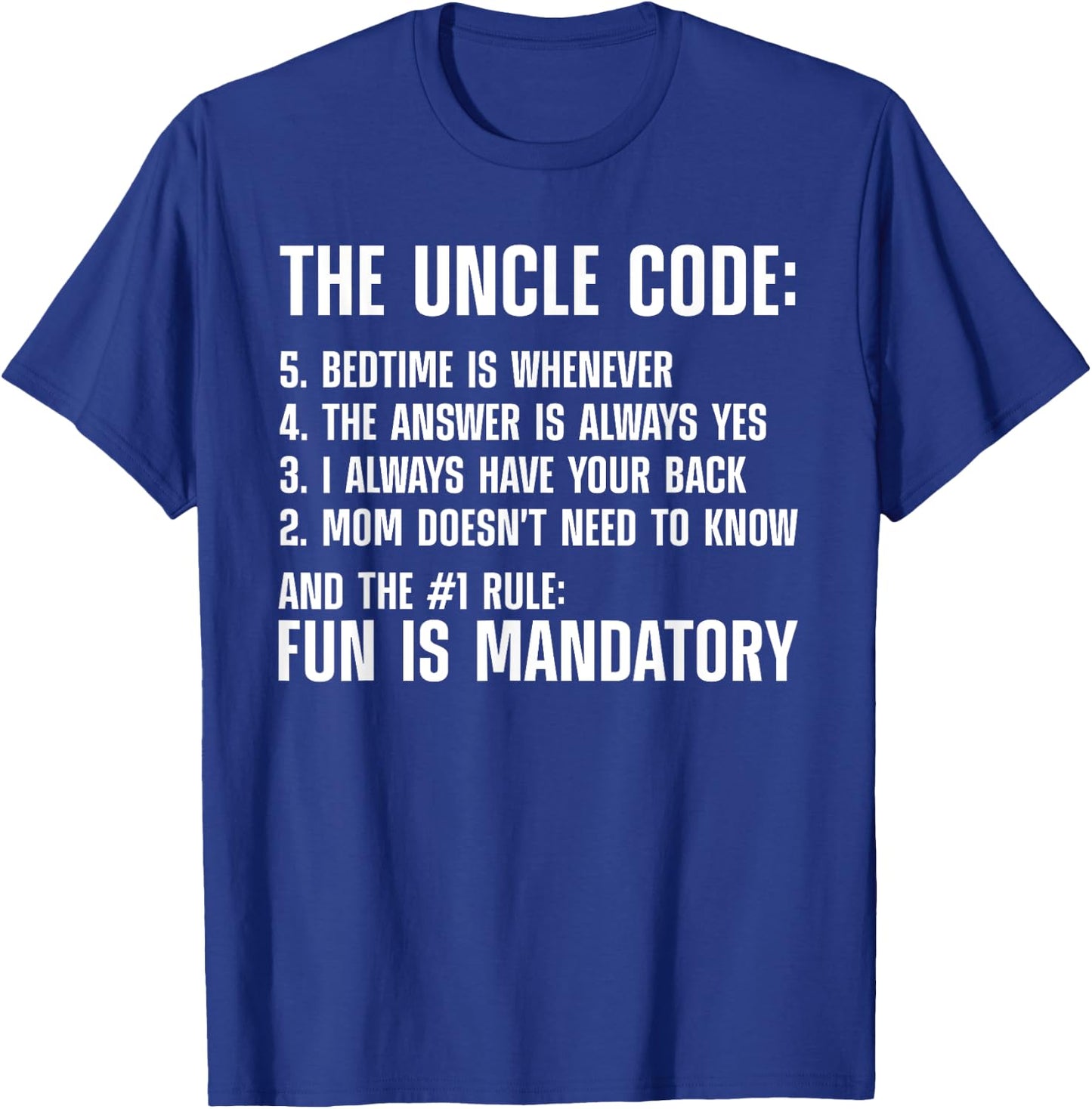Uncle Code Art First Time Uncle Brother Nephew Niece T-Shirt - T-Shirt | Royal