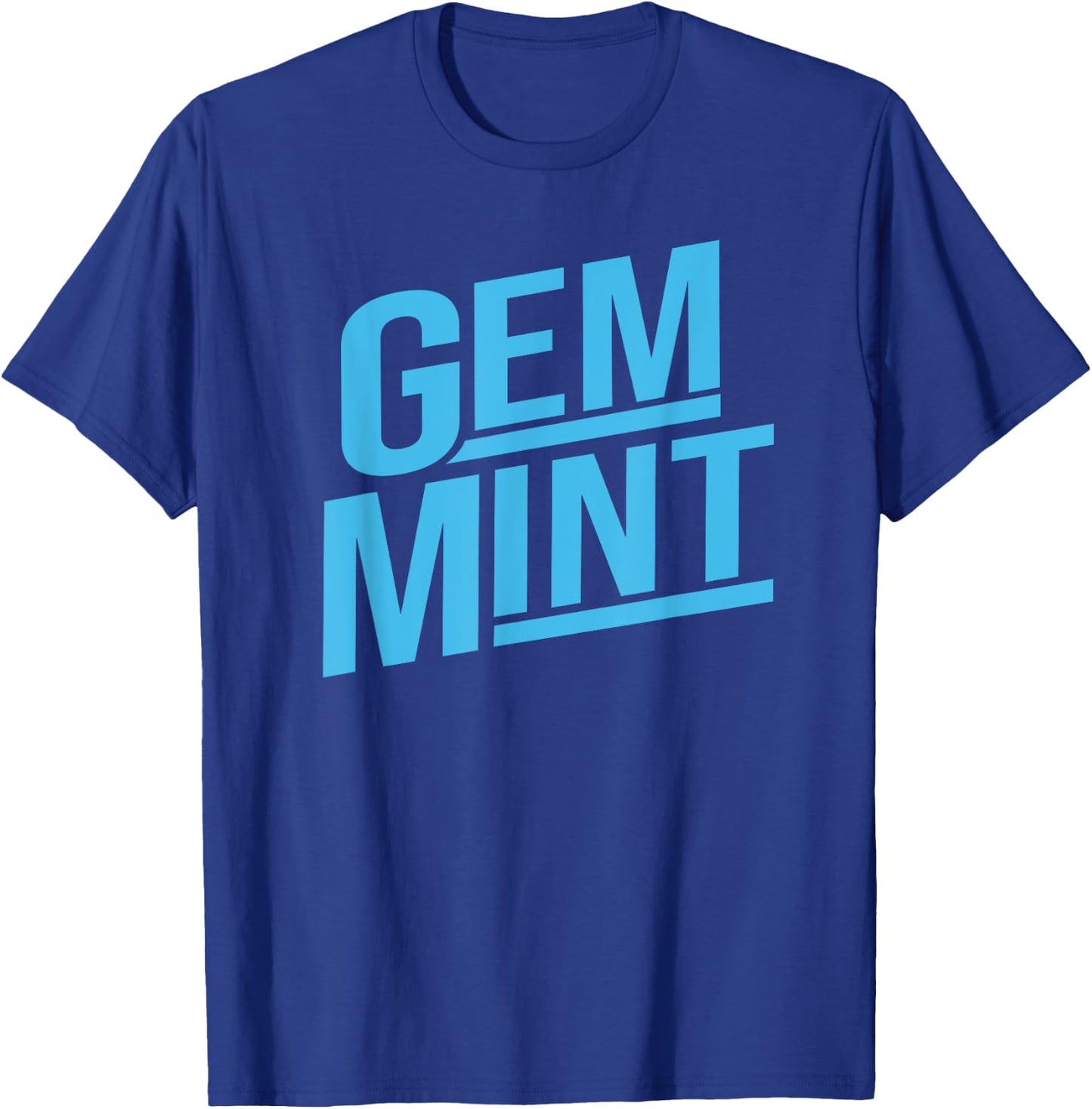 Gem Mint Grade Funny Baseball Card Collector Trading Cards T-Shirt - T-Shirt | Royal