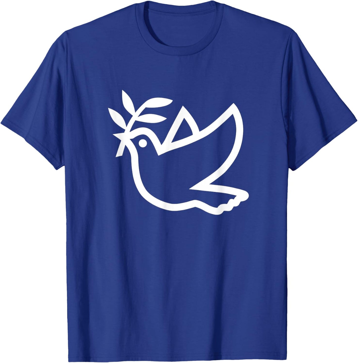 Peace Dove Silhouette Logo T-Shirt - T-Shirt | Royal