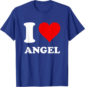 I Love Angel T-Shirt - T-Shirt | Royal