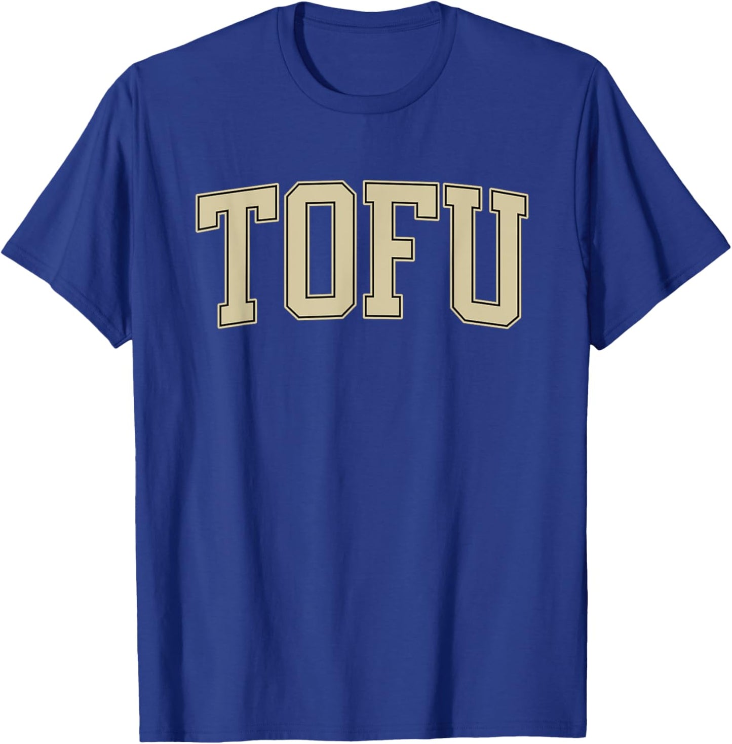 Tofu College Vegan T-Shirt - T-Shirt | Royal