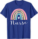 Funny Nurse Rainbow Gifts Nursing T-Shirt - T-Shirt | Royal