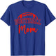 Football Mom Matching Family Football T-Shirt - T-Shirt | Royal