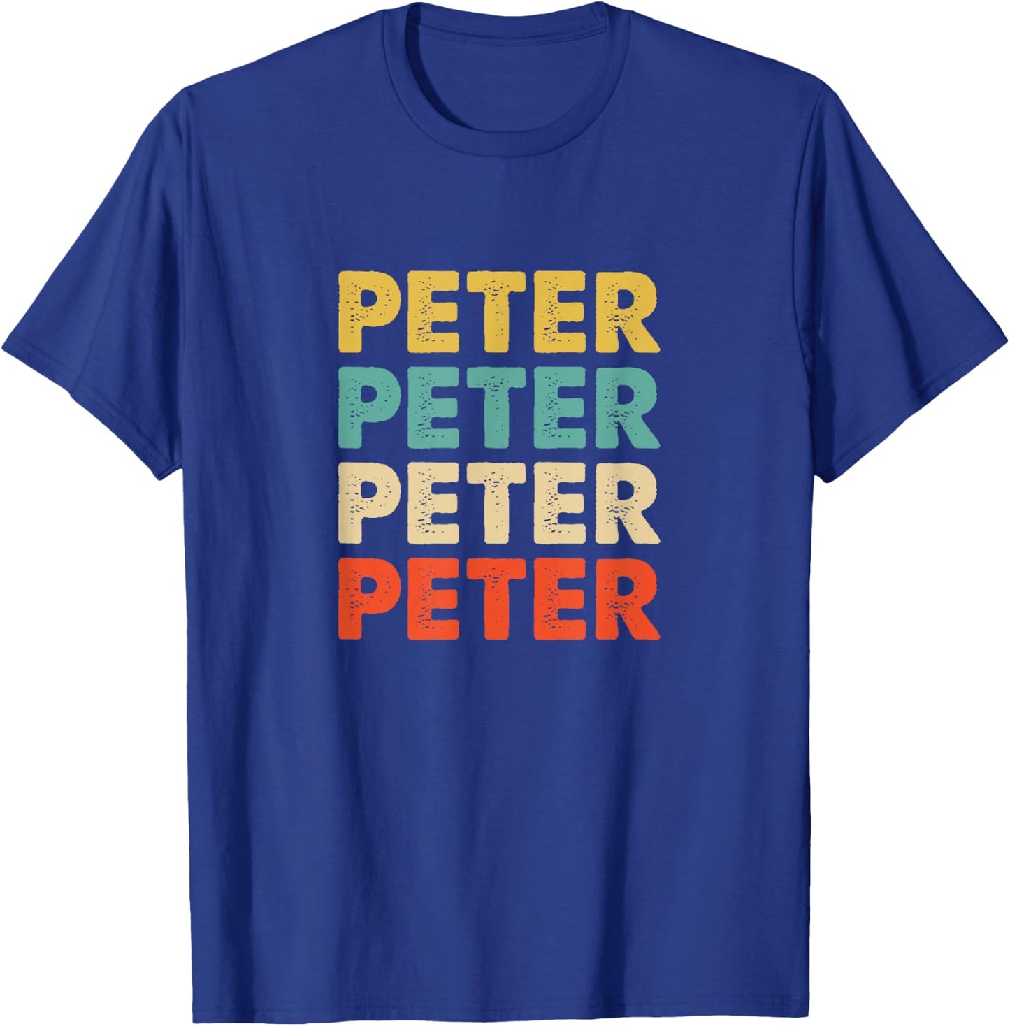 Peter Name T-Shirt - T-Shirt | Royal
