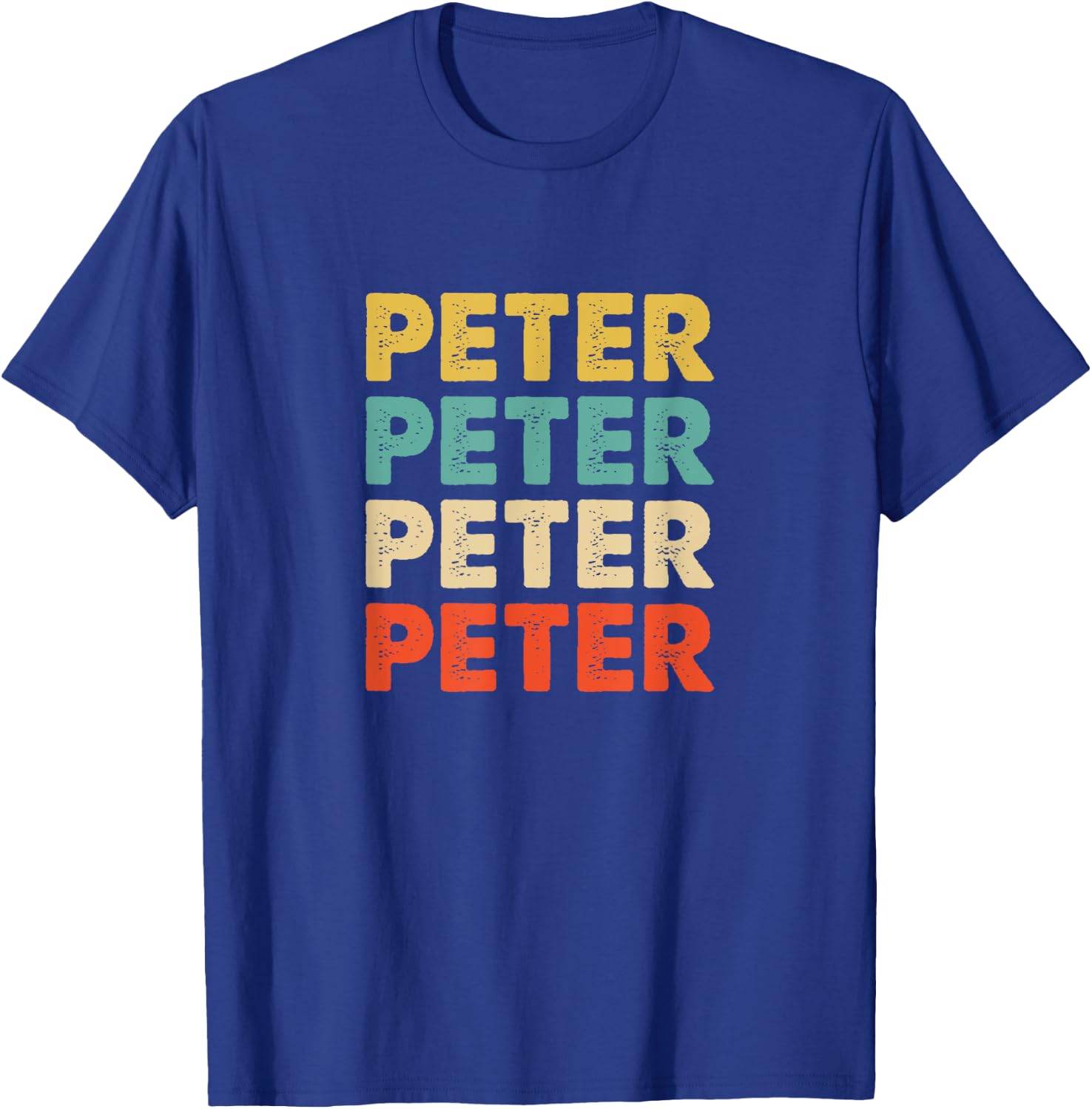 Peter Name T-Shirt - T-Shirt | Royal