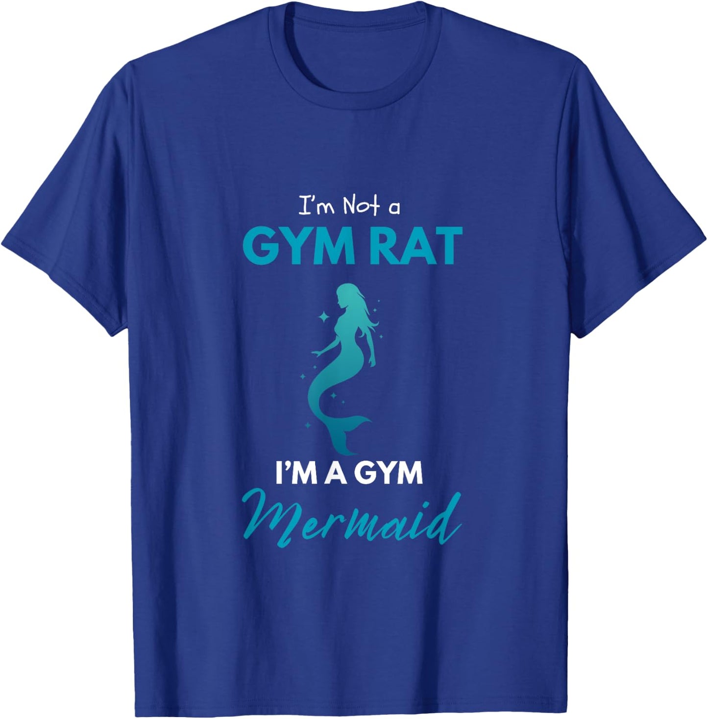 Gym Mermaid T-Shirt - T-Shirt | Royal