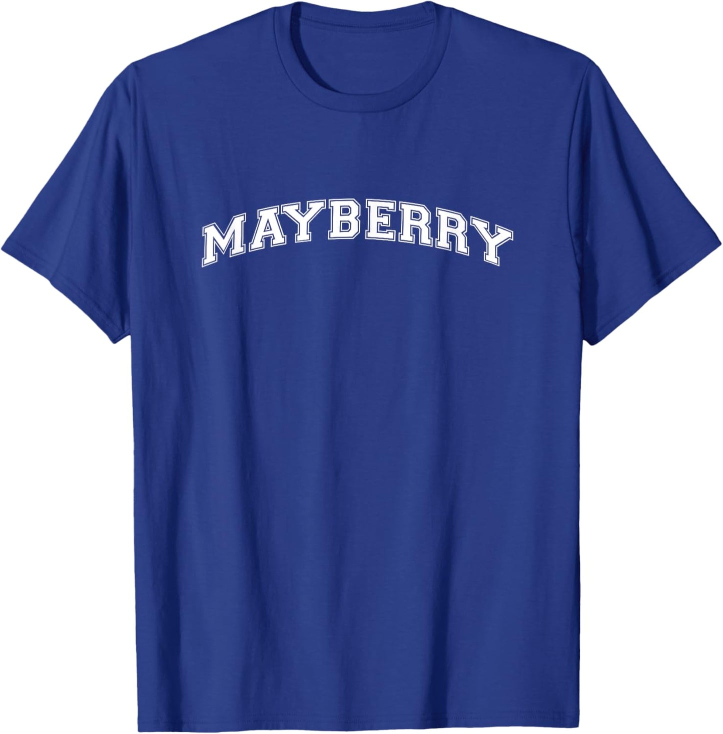 Mayberry Athletic Arch College University Alumni T-Shirt - T-Shirt | Royal