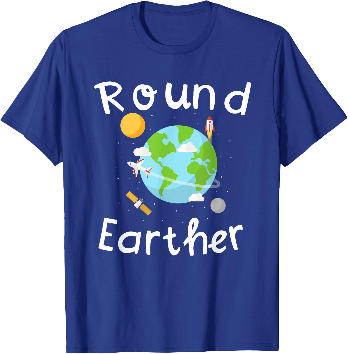 Round Earther T-Shirt - T-Shirt | Royal