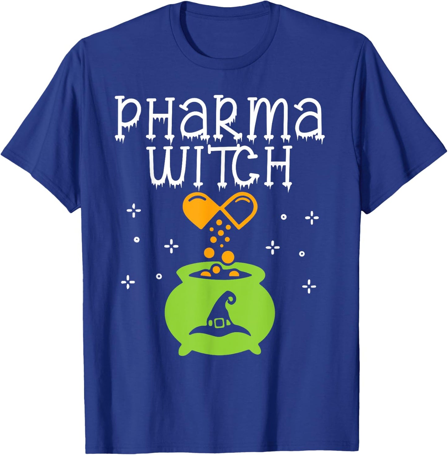 Pharmacy Witch Pharmacist Halloween Costume Pharmacy Pills T-Shirt - T-Shirt | Royal