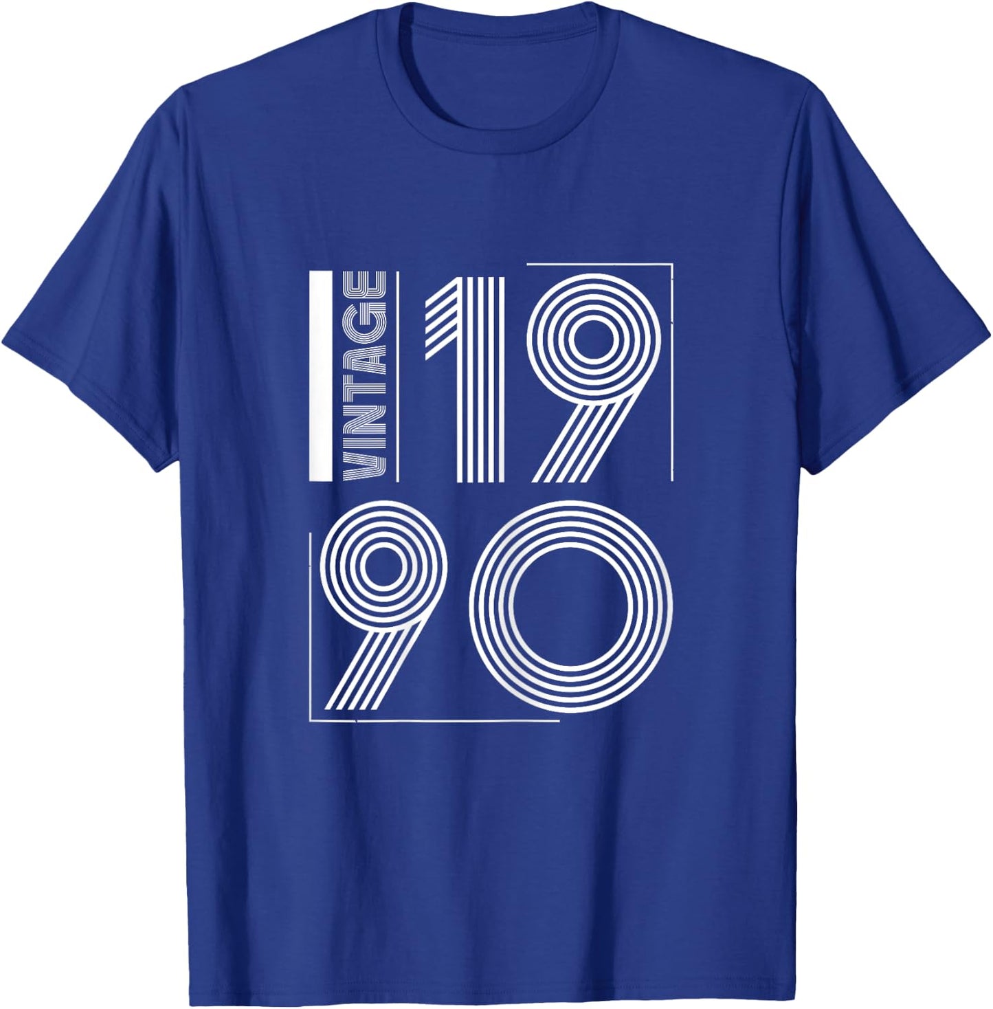 Vintage 1990 T Shirts Retro Funny 1990 Birthday T-Shirt - T-Shirt | Royal