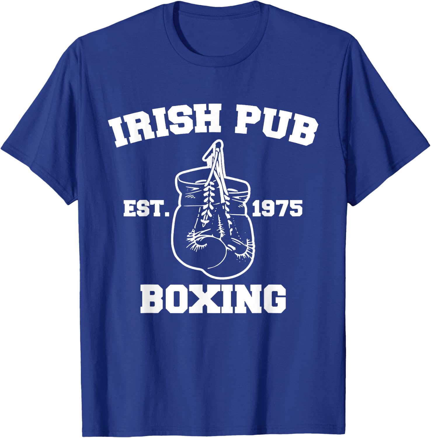 Funny Boxing Irish Pub Sport Happy Saint Patricks Day T-Shirt - T-Shirt | Royal