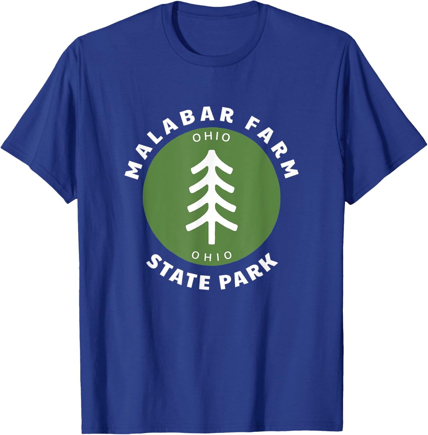Malabar Farm State Park Ohio OH Tree Outdoors Forest T-Shirt - T-Shirt | Royal