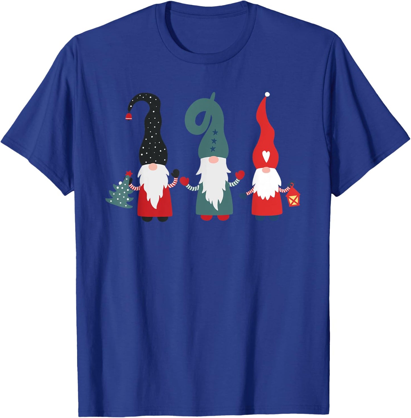 Nordic Christmas Gnomes, Hygge Holiday, Cute Gnomes, Gnome T-Shirt - T-Shirt | Royal