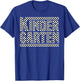 Checkered Kindergarten Back to School Boy Girls Kids Teacher T-Shirt - T-Shirt | Royal