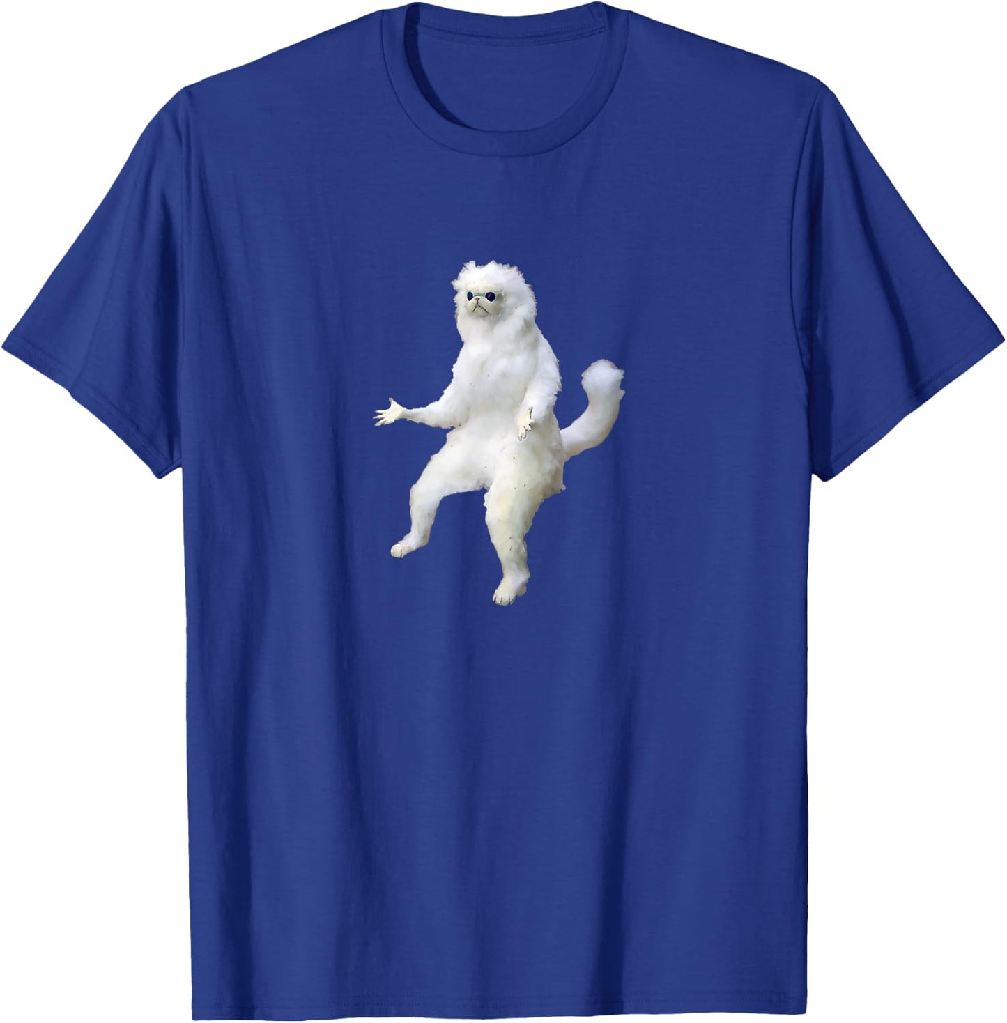Persian Cat Room Guardian Meme Vital Rending Funny Cat T-Shirt - T-Shirt | Royal