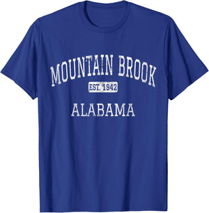 Mountain Brook Alabama AL Vintage T-Shirt - T-Shirt | Royal