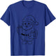 Kids Coloring shirt for Kids Christmas , Cute Santa color in T-Shirt - T-Shirt | Royal