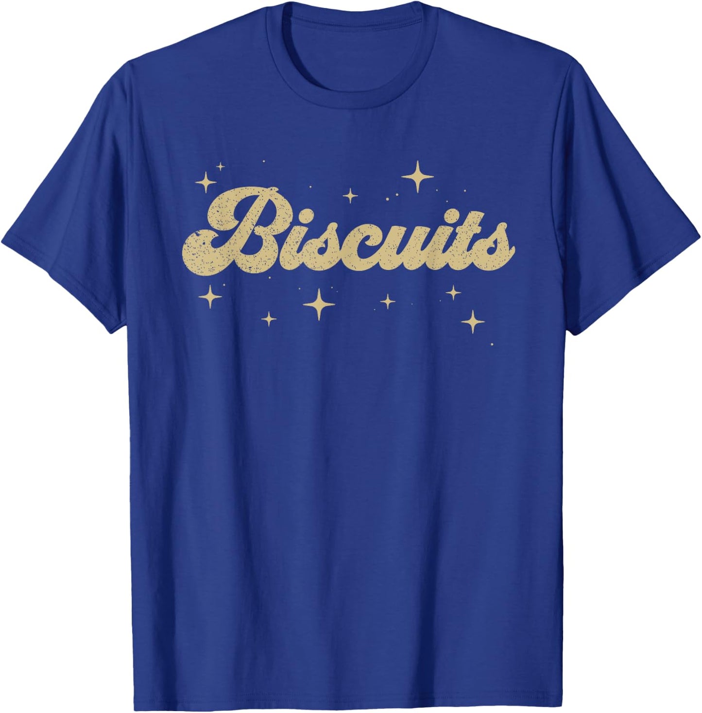 Biscuits Retro Thanksgiving Food Nutrition Matching Family T-Shirt - T-Shirt | Royal