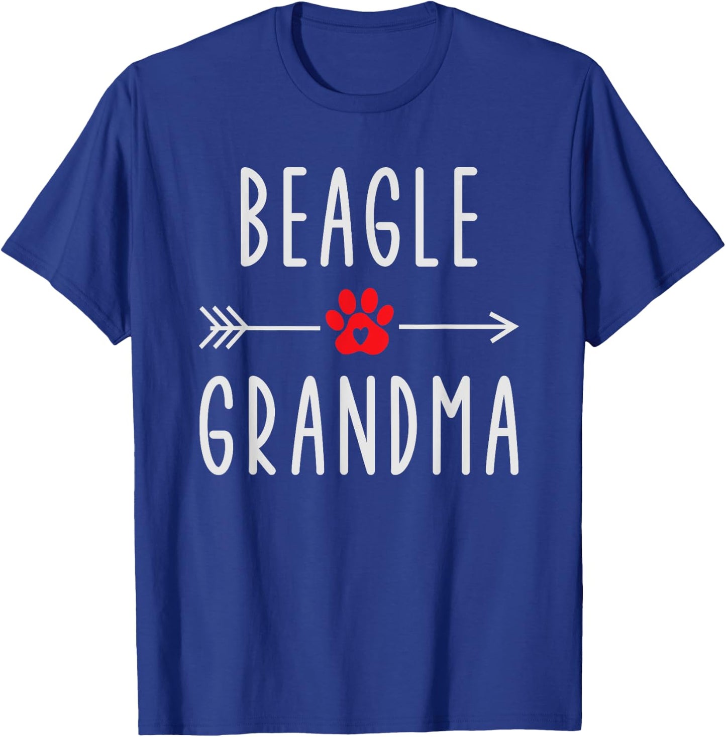 Beagle Grandma Funny Beagle Dog Owner Gift Mother's Day T-Shirt - T-Shirt | Royal