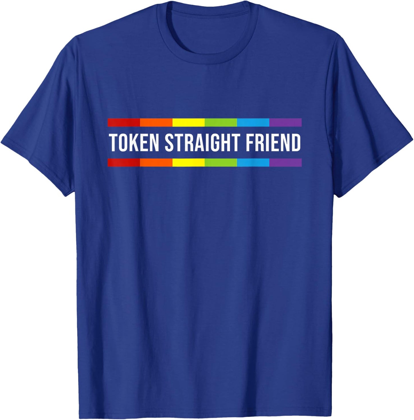 Token Straight Friend T-Shirt - T-Shirt | Royal