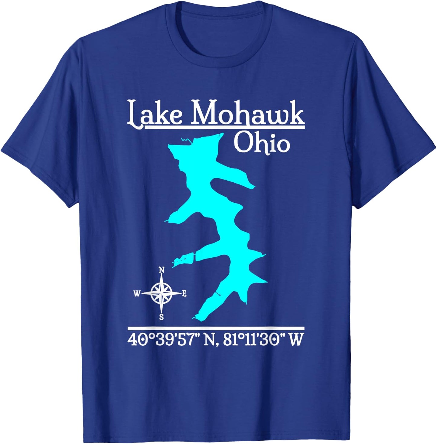 Lake Mohawk - Ohio T-Shirt - T-Shirt | Royal