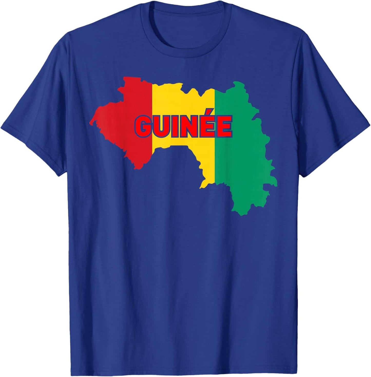 Proud Family and Patriotic Flag of Country Guinée T-Shirt - T-Shirt | Royal