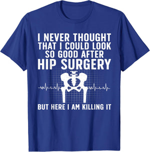 Cool Hip Surgery Recovery Women Post Hip Replacement T-Shirt - T-Shirt | Royal