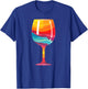 Wine glass Wine Lover Wine Lovers Gifts T-Shirt - T-Shirt | Royal