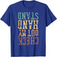 Check Out My Handstand, Retro Vintage Gymnastics and Gymnast T-Shirt - T-Shirt | Royal