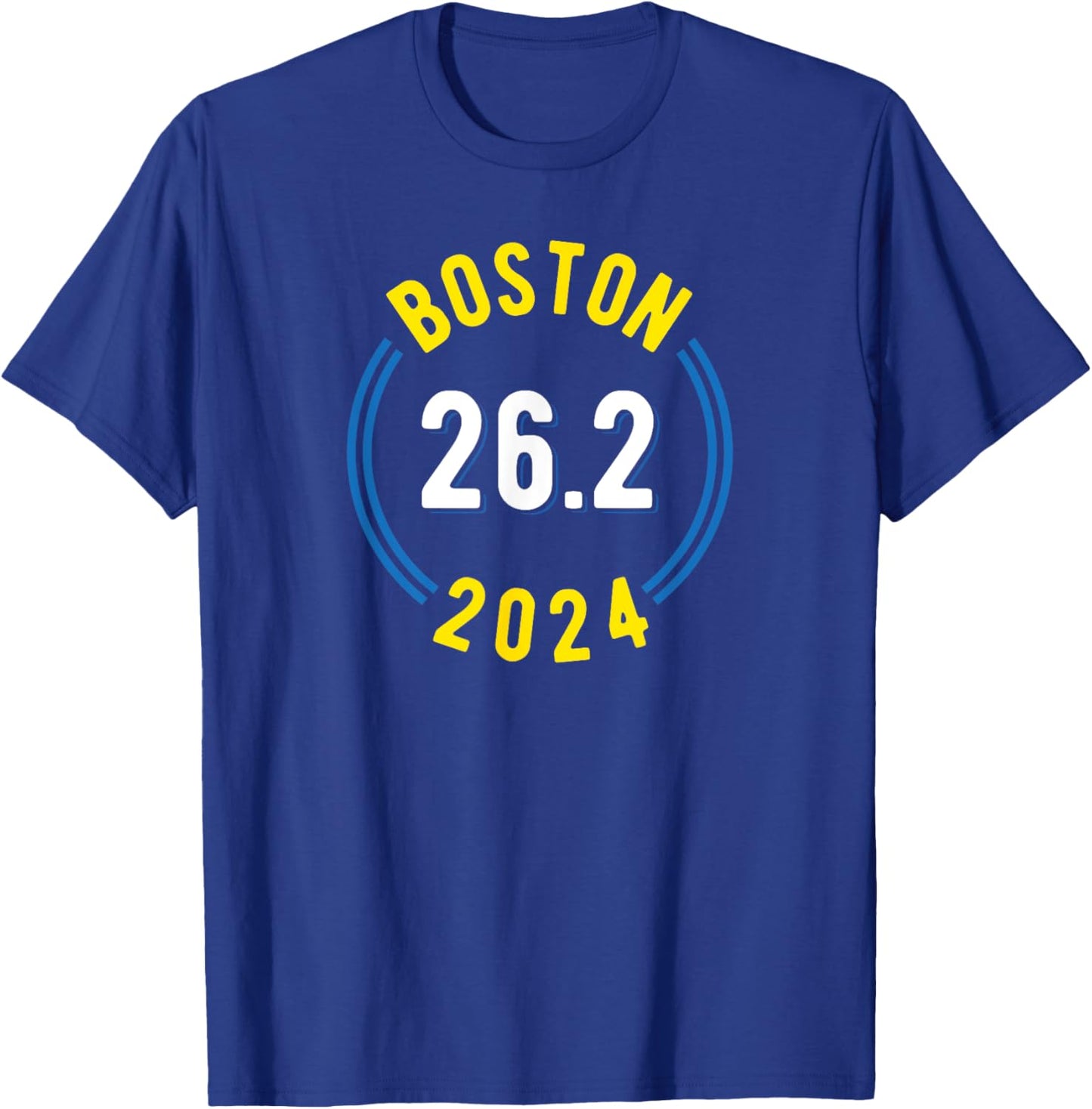 Boston 26.2 2024 Marathon T-Shirt - T-Shirt | Royal