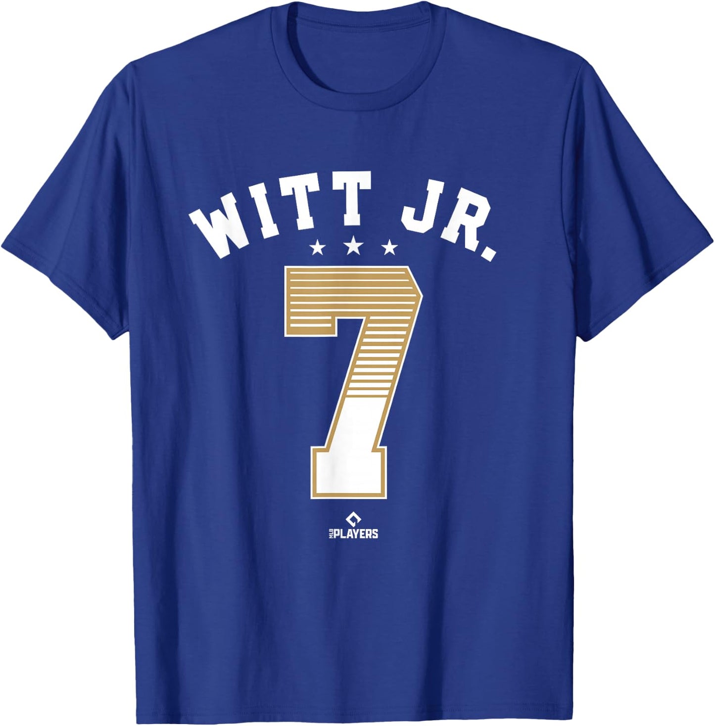 Bobby Witt Jr 7 Kansas City MLBPA T-Shirt - T-Shirt | Royal